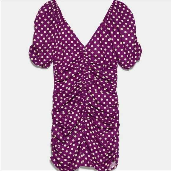 Zara rustic polka dot dress - Picture 8 of 11